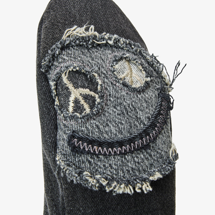 Smile black denim