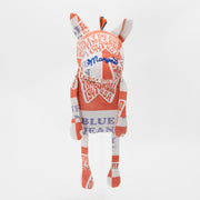 Denim Red White