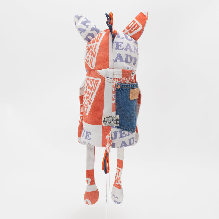 Denim Red White