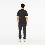 high-tech fleece jogger black