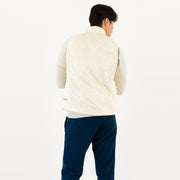 Lightweight Cotton Vest Ivory